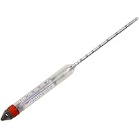 AL-AMBIK®" Alkoholmeter mit Thermometer 30-60 Vol% - Aräometer - neuestes Model 2019/2020 - sehr exakte Alkoholspindel…