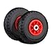 Produktbild SPEED 2X Schubkarrenrad PU Rad 260mm 3.00-4 Pannensicher mit Achse Schiebkarre PU Stahlfelg
