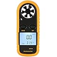 Flipco Anemometer, Digital LCD Wind Speed Meter Gauge Air Flow Velocity Thermometer Measuring Device with Backlight for Windsurfing, Sailing, Kite Flying, Surfing Fishing Etc.