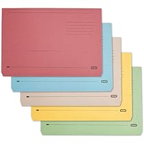 Elba Foolscap Document Wallets, Assorted Colours, A4 , Pack Of 25 Folders - View #5