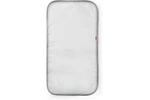 Rayen 6317.01 Paño para Planchar Transparente, Algodón, Blanco y Gris, 70 cm x 35 cm