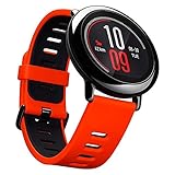 Smartwatch Xiaomi: quali comprare 2 Gshopper - Smartwatch Amazfit GPS sport con Bluetooth, WiFi, Dual 512 MB/4 GB, cardiofrequenzimetro per iOS Xiaomi Huami (versione inglese) rosso/nero