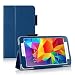 Produktbild Invero® Premium Hülle Ledertasche umfasst Ständer Feature, Displayschutzfolie und Eingabestift Kugelschreiber für Samsung Galaxy Tab 4 7,0 Zoll SM T230 T231 (Blau / Blue)