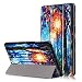 Produktbild Skytar Galaxy Tab S3 9.7 2017 Case,Hülle für Tab S3 T820/T825 - PU Leder Cover Case Stand Schutzhülle Flip Etui Tasche für Samsung Galaxy Tab S3 9.7 (Wi-Fi SM-T820 / LTE SM-T825) 9,68 Zoll Tablet Hülle Schutzhülle,Romantische Wälder