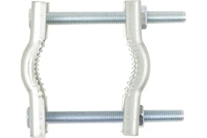 collier hauban - 2 machoires + vis - zinc blanc - erard 800808