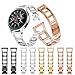 Produktbild Altsommer Armband 22mm für Samsung-Galaxie-Uhr (46mm) Luxus Edelstahl mit Schnellverschluss Armbände,Edelstahl Replacement Wrist Strap Band Armband Replacement für Damen Herren (Rose Gold)