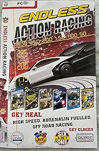 Endless Action Racing 6 In 1 Game (Sharp Shooter / Frontline Berlin 1945 / Gang War / London Racer / Big Foot Evolution / Moto X Maniac)