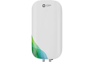 Orient Electric Aura Rapid Pro Geyser 5.9 Litre Instant Water Heater | 3000 W Powerful Heating | Suitable For Kitchen & Bathroom | 5 Year Inner Tank Warranty by Orient | High-rise Compatible| White
