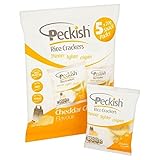 galletas de queso crema sin mantequilla  Peckish Arroz Queso Galletas 20g X 5 Por Paquete (Paquete de 2)