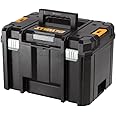 DEWALT TSTAK Tool Box, Extra Large Design, Removable Tray for Easy Access to Tools, Water and Debris Resistant (DWST17806)