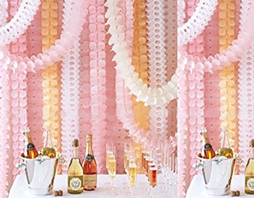 3m Papier Hochzeitsbanner Hochzeitsgirlande Geburtstag Banner Bunting - 4