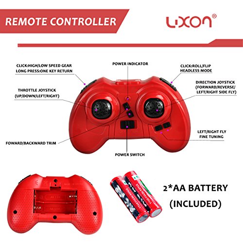 Boys Toys Mini Drones for Kids Girls Foldable Portable Quadcopters with 360° Roll-over and Headless Mode (Red) By Luxon reviews Boys Toys Mini Drones for Kids Girls Foldable Portable Quadcopters with 360° Roll-over and Headless Mode (Red) By Luxon