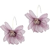 Yellow Chimes Earrings For Women Purple Floral Drop chic Earrings For Women and Girls