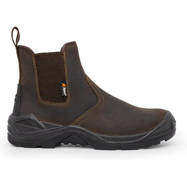 Amblers Safety FS225 Men's Waterproof Chelsea Safety Boot - Goodyear Welted, Steel Toe, UK 7 / EU 41, Brown