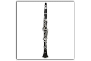 Tuyama® TKB-177 Clarinetto in Sib - Sistema Boehm - 17 Chiavi Argentate - 2 Bariletti - Bocchino e Custodia inclusi