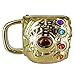 Produktbild LONGLONGJINGXIAO Thanos Tasse-Marvel Avengers Infinite War Thanos Handschuh-Tasse - Kaffeetasse - Wassertasse - Keramik (Farbe : Gold)