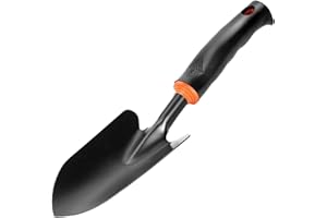 LIVELYPET Truelle de Jardin - Truelle à Main Lourde avec poignée Ergonomique - Outils de Jardin résistants à la Rouille - Petite Pelle pour Planter, Transplanter, désherber, déplacer et Lisser Le Sol - Cadeau
