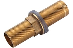 WEIRUN 6 inch Extra Length Shank Nuts Faucet Tap Extension Threaded Pipe Mounting Hardware Part 15cm