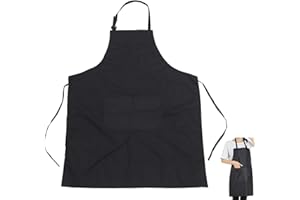 Amotorfly Friseur Schürze Barbier Schürze für Haare Schneiden, Haarfärbemittel, Schürze für Salon Hair Stylist/Persönlicher Gebrauch, Wasserdicht,Cape mit Tasche