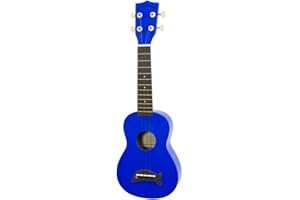 Makala 133486 "Blue Sparkle" Dolphin Soprano Ukulele Outfit