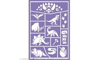 Pochoir de maquillage - Les dinosaures - Grim'tout - Grim'tout