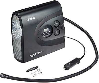 AmazonBasics Compresseur d'air compact et portable avec étui de transport
