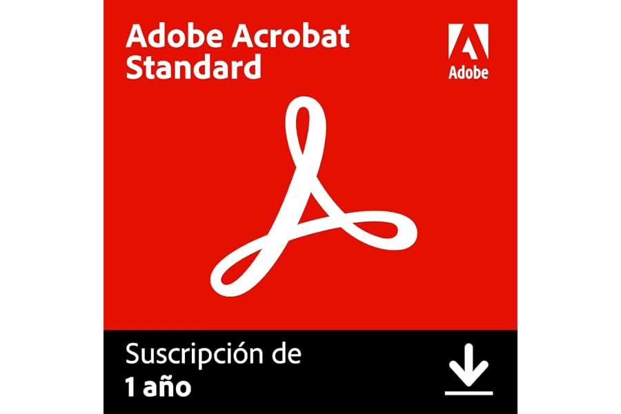 Adobe Acrobat Standard | 1 Año | PC/Mac | Descarga Digital