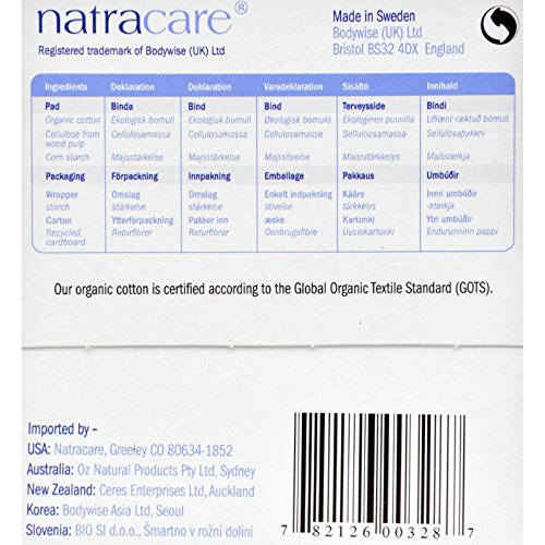 Natracare Ultra Extra Pads w/wings - Super - Organic and Natural - Chlorine free - 10 Count (Pack of 2)