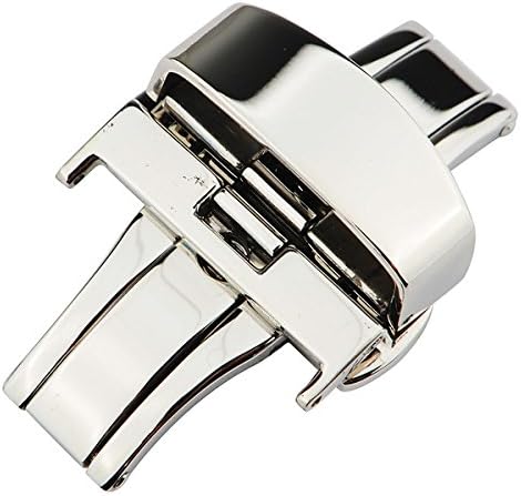 LONGQI WATCH Stainless Steel Automatic Double Button Butterfly Buckle for Watch Accessories