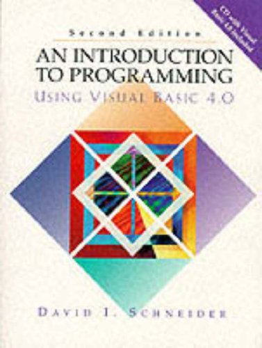 Télécharger An Introduction to Programming Using Visual Basic 4.0 Francais PDF