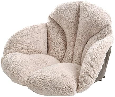 Plush Seat cushion, Thicker Waist Support Tatami Chair Pillow with Ties Back Sciatica Relieve for Adult and Child