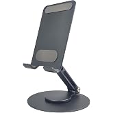 Katlanabilir Telefon Tablet Tutucu Stand &ndash; 360&deg; D&ouml;nebilen, Ayarlanabilir Y&uuml;kseklik, Kaymaz Tabanlı, Hafif ve Taşınabilir Evre