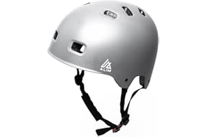 Fahrradhelm, Unisex Jugend, Stadthelm Radhelm by ALIM Skaterhelm Skateboard Helm Dicker Polsterung CE Zertifiziert Atmungsaktiv Helm Fahrrad Für E-Scooter Beim Skaten-Fahren oder Longboarden