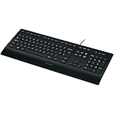 Logitech K280e Pro Tastiera, Layout Italiano QWERTY - Nero