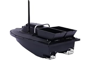 FUROMG Bateau Télécommandé 300M, Leurre Rc Bateau Baitboat Fischköder Futterboot,Bateaux Amorceur Pêche,Bateau Amorceur Peche