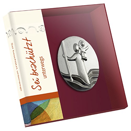 Christophorus Plakette "Sei behütet unterwegs", Heiliger Christophorus Auto-Plakette, Christophorus Plaketten