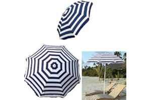 INNOVA BRANDS LTD. Innova® Garden Patio Tilting Brolly Beach Umbrella Parasol Sun Shade Protection Outdoor