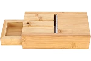 YUMILI Taglierina per Sapone, Utensile da Taglio per Sapone Fatto a Mano, Utensili per pialla tagliasapone in bambù Regolabili per saponi e Candele Fatti a Mano