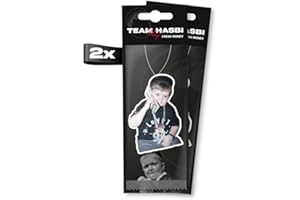 NAITNEX 2 x Hasbulla Money Duftbaum/Lufterfrischer für Auto lustig, mit Hasbullah, Mini Khabib Car Air freshener, scent ist Armani Duft als Duftanhänger Set