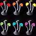 Yosoo Kid's Children's Movable Glowing Ball Color Changing Night Light Bedside Lamp