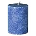 Produktbild durchgefärbte Stumpenkerzen, Stearin-Kerzen in 50mm Durchmesser, Farbe:Dunkelblau, Größe:90mm hoch