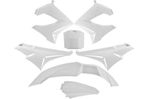 TNTTU KIT 7 PEZZI CARENE BIANCO DERBI SENDA 50 DRD / XTREM '03/'06 FAIRING COQUE