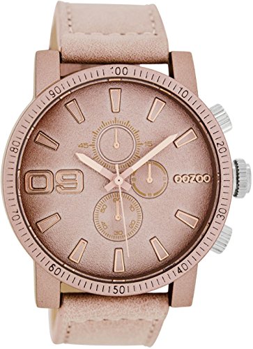 Oozoo Damenuhr mit Lederband 45 MM Pinkgrau/Pinkgrau C7495 Oozoo Damenuhr mit Lederband 45 MM Pinkgrau/Pinkgrau C7495