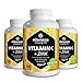 Produktbild 3 Dosen Vitamin C hochdosiert 1000 mg + Bioflavonoide + Zink 180 Tabletten vegan für 6 Monate Qualitätsprodukt-Made-in-Germany ohne Magnesiumstearat, 30 Tage kostenlose Rücknahme!