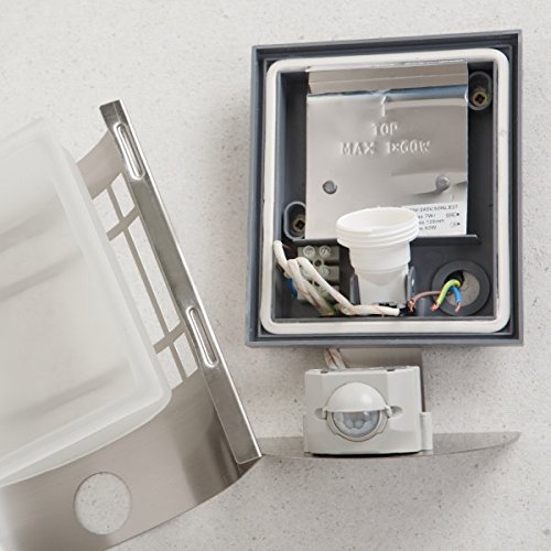 BT1010C PIR Serie Stockholm, Edelstahl Wandlampe, mit Bewegungsmelder - 5