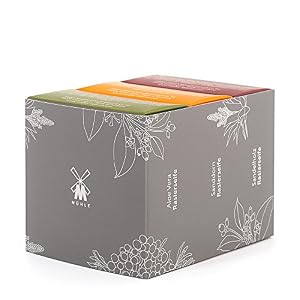 M MÜHLE Shaving Soap Trio - Aloe Vera, Sea Buckthorn & Sandalwood 75g (RSTRIO) - Image 3