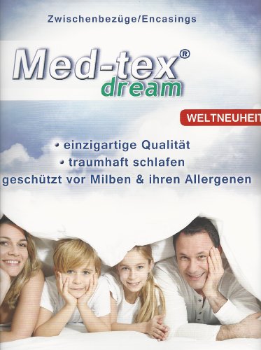 Kissenbezug für Allergiker 50x70 cm Med-Tex milben- und allergendichter Encasing-Bettbezug