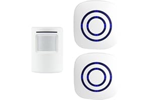 HONETEEK Bewegungsmelder, Türklingel, Eingangsalarm, Türklingel für Geschäft/Geschäft, Bürodetektor, kabellos, Heimsicherheit, Auffahrtsalarm