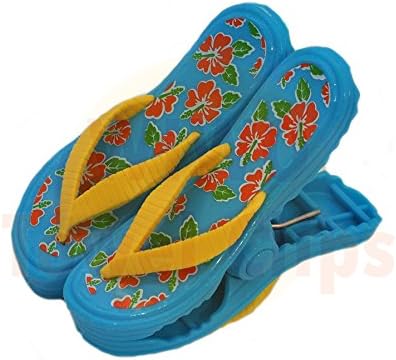 WIWOPair of Sandal Flip Flop Towel Clips - Tropical