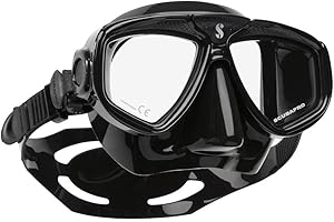 Scubapro Zoom Rental Mask, Black Kit de détendeur pour plongée en Eau Froide Unisex-Adult, Multicolor, Taille Unique